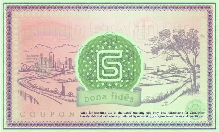 GOOD STANDING COUPON (EXAMPLE)